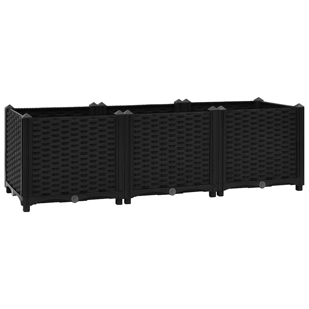 Повдигната леха, 120x40x38 см, полипропилен - VL316532 - Image 2