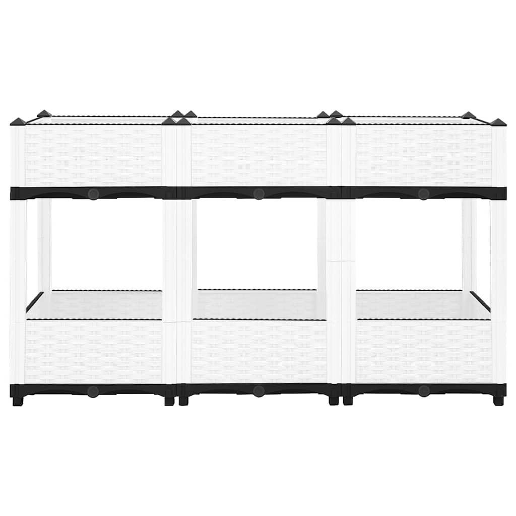 Повдигната леха, 120x40x71 см, полипропилен - VL153314 - Image 3