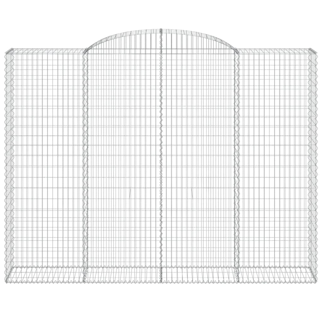 Габионни кошници арка 3 бр 300x50x220/240 см поцинковано желязо - VL3146810 - Image 4