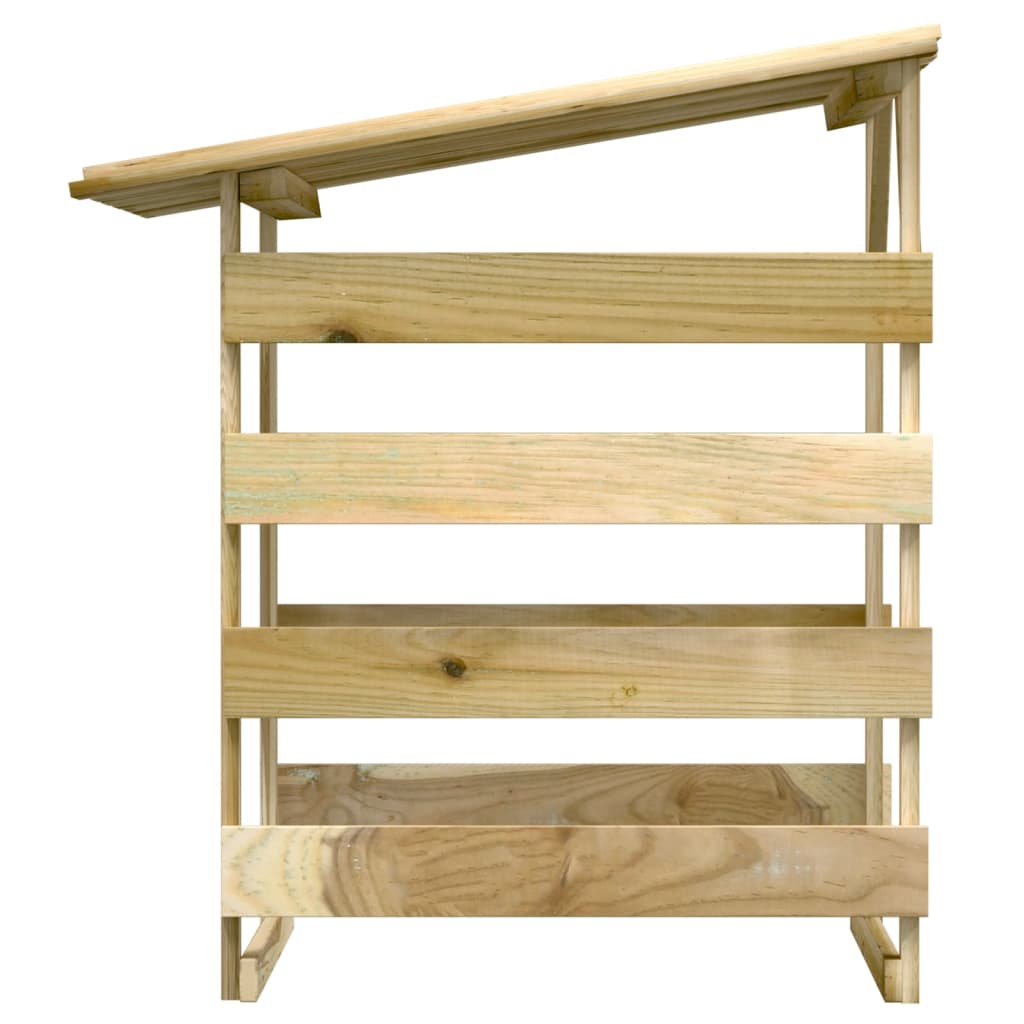 Перголи с покриви 3 бр 100x90x100 см импрегнирано борово дърво - Thumbnail 5