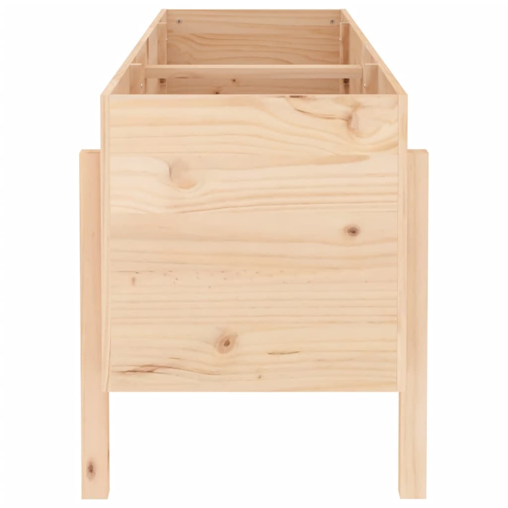 Градинско повдигнато легло, 160x50x57 см, бор масив - VL825219 - Thumbnail 4