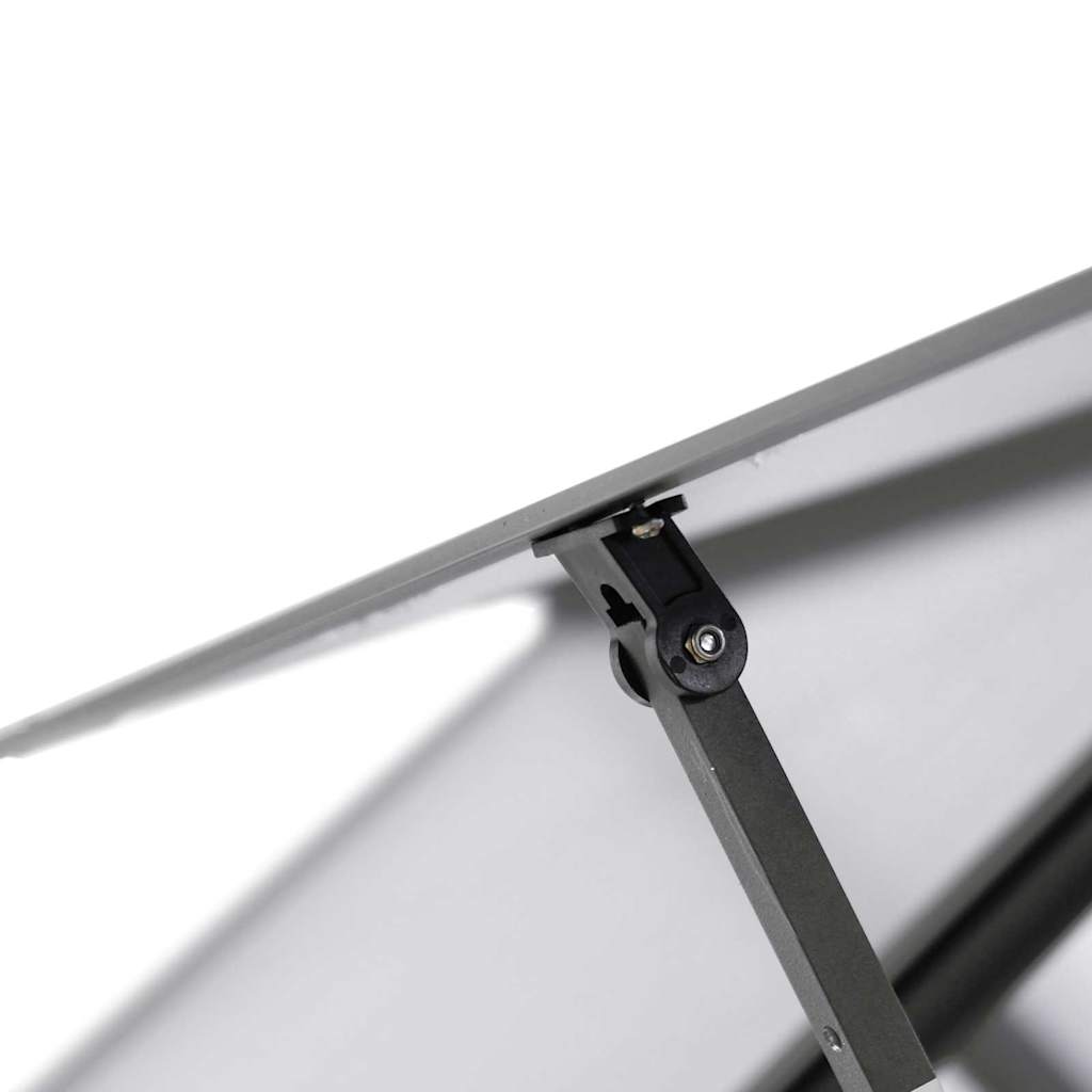 Оранжерия с основа рамка сребрист 445x169x195 см алуминий-VL3266331 - Thumbnail 8