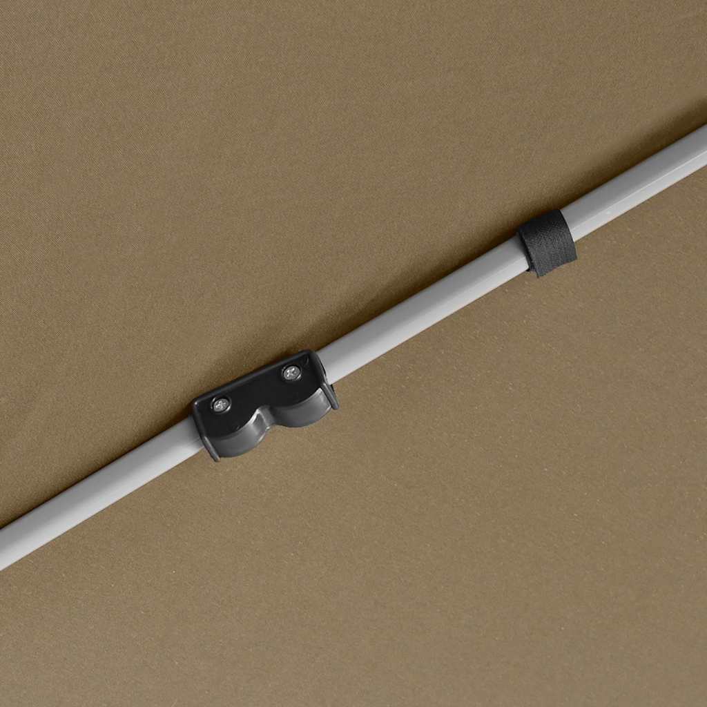 Шестоъгълна pop-up шатра със стени 3,6x3,1 м таупе 220 г/м² - VL362013 - Thumbnail 8