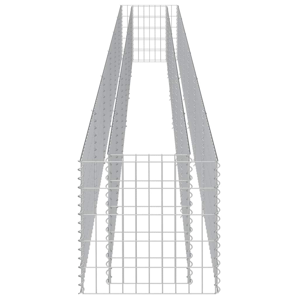 Габион повдигната леха, поцинкована стомана, 540x50x50 cм - VL143567 - Thumbnail 6