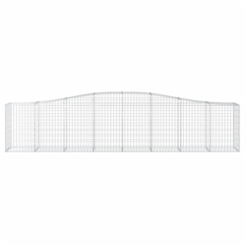 Габионни кошници арка 9 бр 400x50x80/100 см поцинковано желязо - VL3145950 - Thumbnail 4