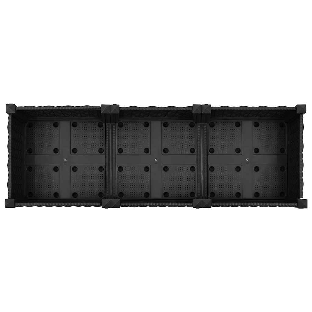 Повдигната леха, 120x40x23 см, полипропилен - VL316528 - Image 6