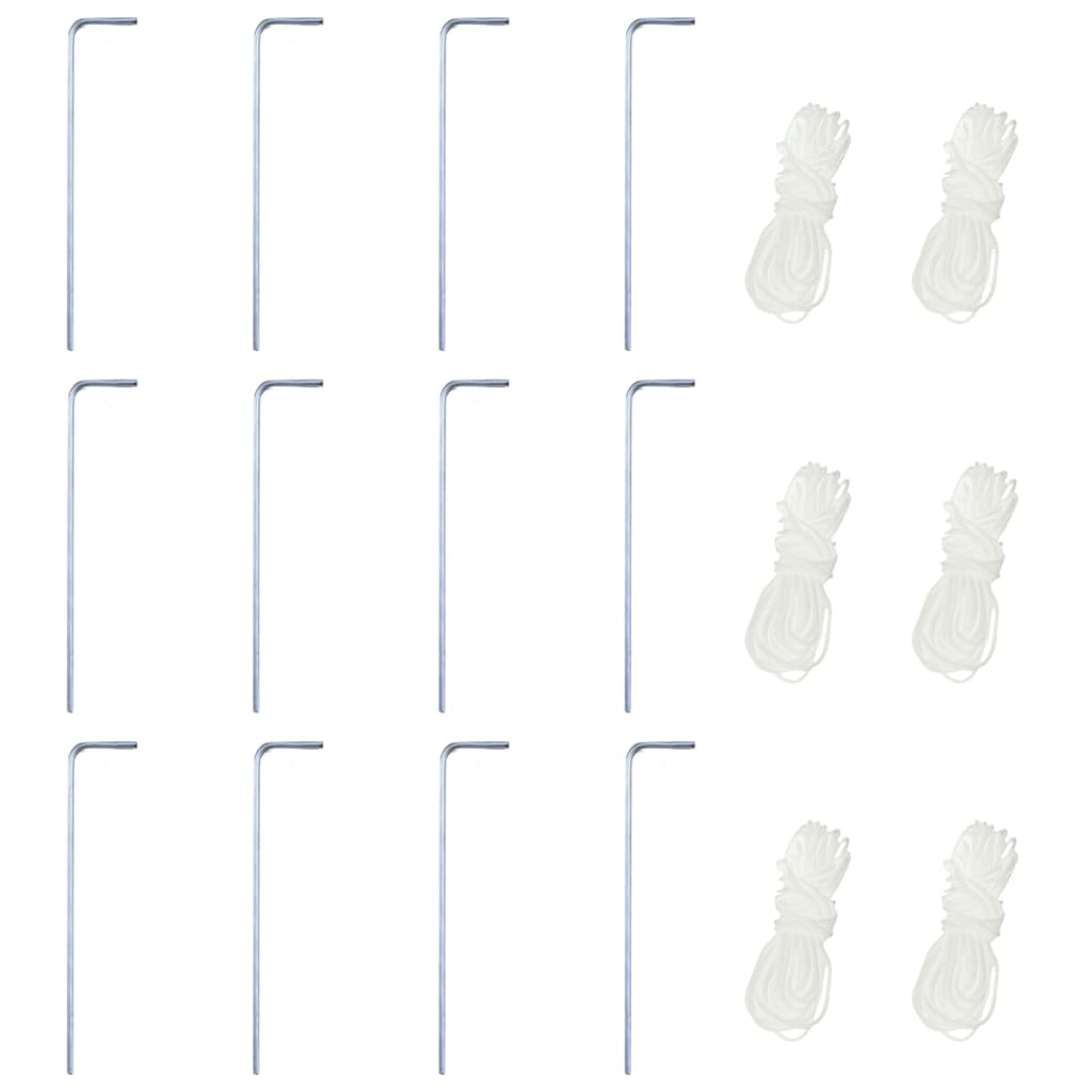 Шестоъгълна pop-up сгъваема шатра, сива, 3,6x3,1 м - VL42108 - Thumbnail 7