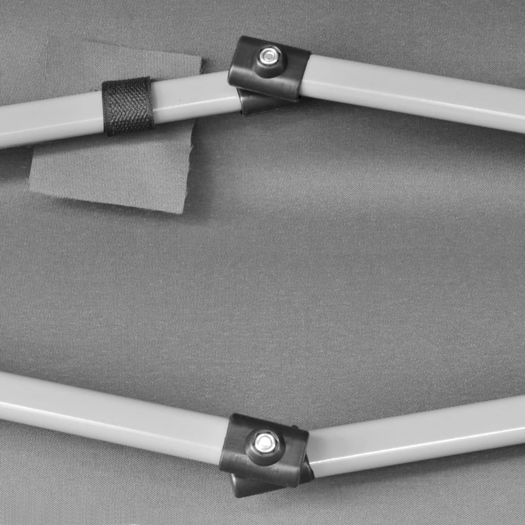 Шестоъгълна pop-up сгъваема шатра, сива, 3,6x3,1 м - VL42108 - Thumbnail 6