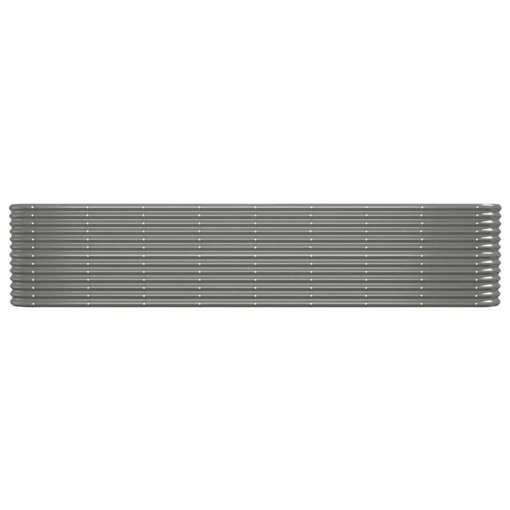 Градинска повдигната леха поцинкована стомана сиво - VL318909 - Image 3