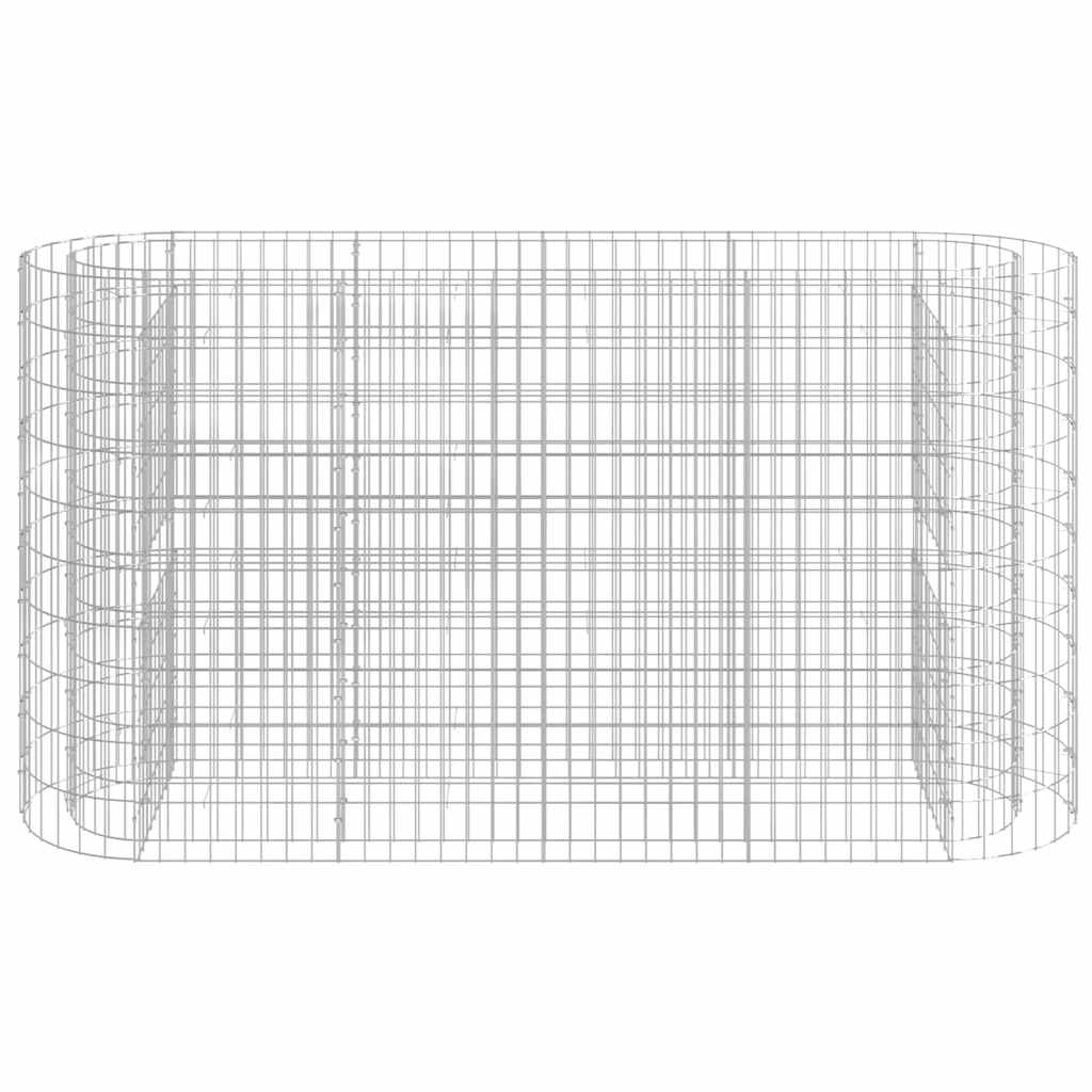 Габион повдигната леха, поцинковано желязо, 190x50x100 cм - VL152033 - Thumbnail 3