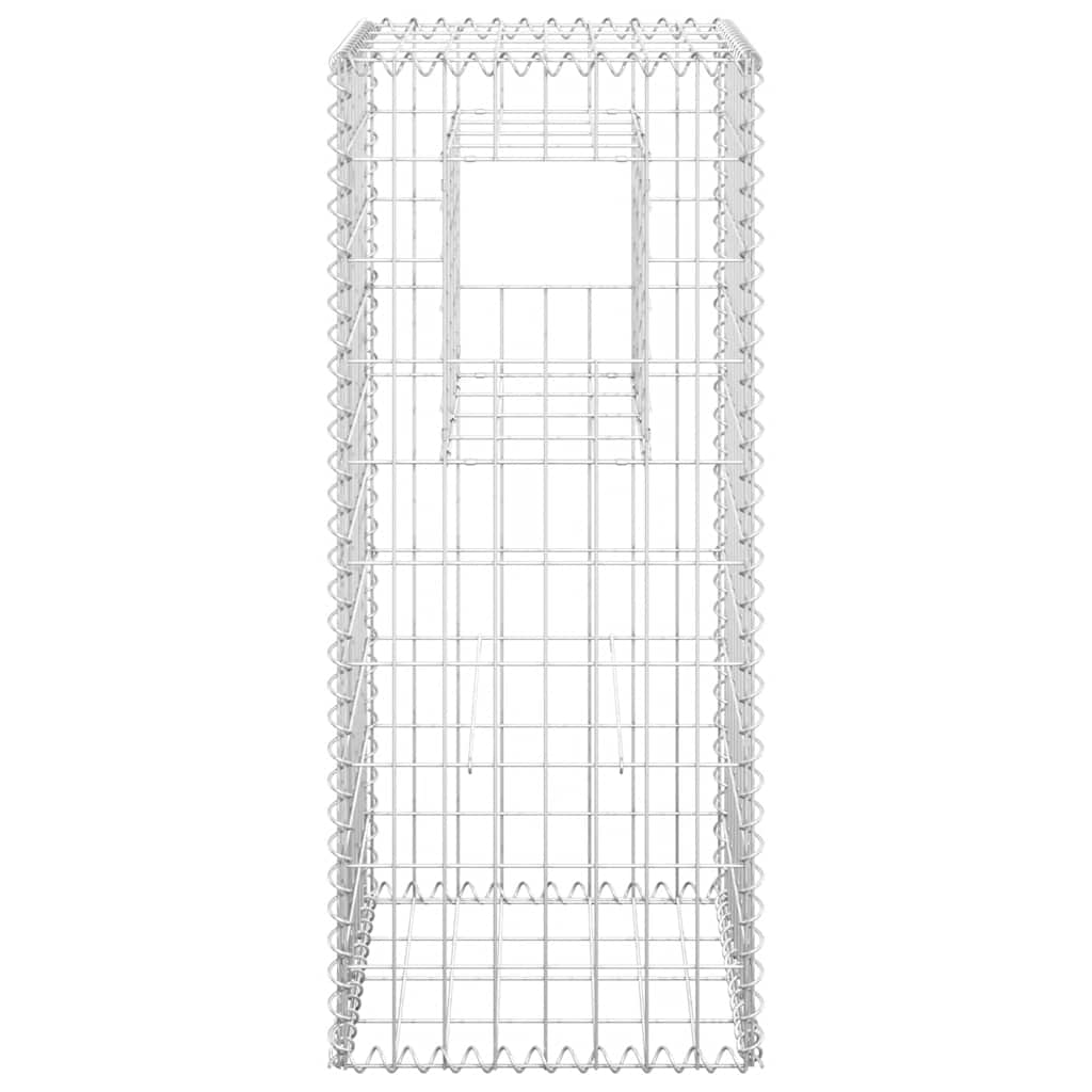 Габионна кошница стълб, 40x40x100 cм, желязо - VL151260 - Image 3