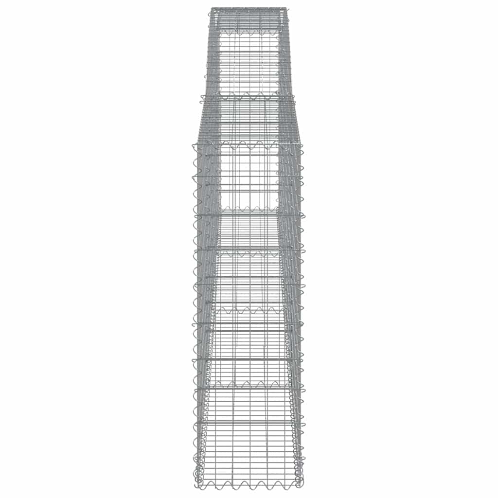 Габионни кошници арка 8 бр 400x30x100/120 см поцинковано желязо - VL3146872 - Thumbnail 5