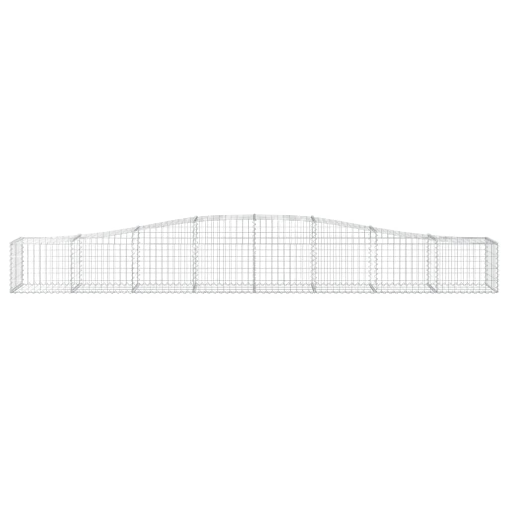 Габионни кошници арка 8 бр 400x50x40/60 см поцинковано желязо - VL3145923 - Thumbnail 4