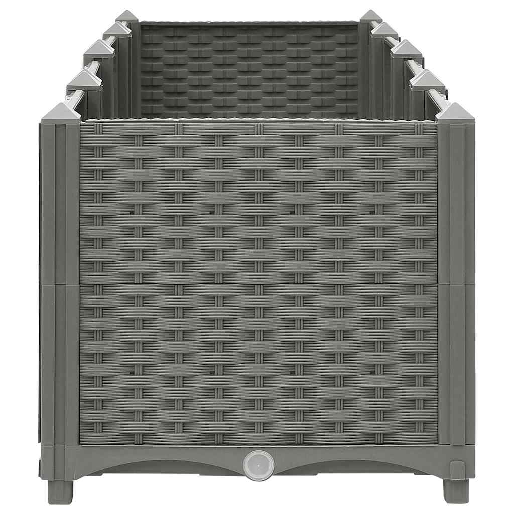 Повдигната леха, 160x40x38 см, полипропилен - VL153296 - Image 5