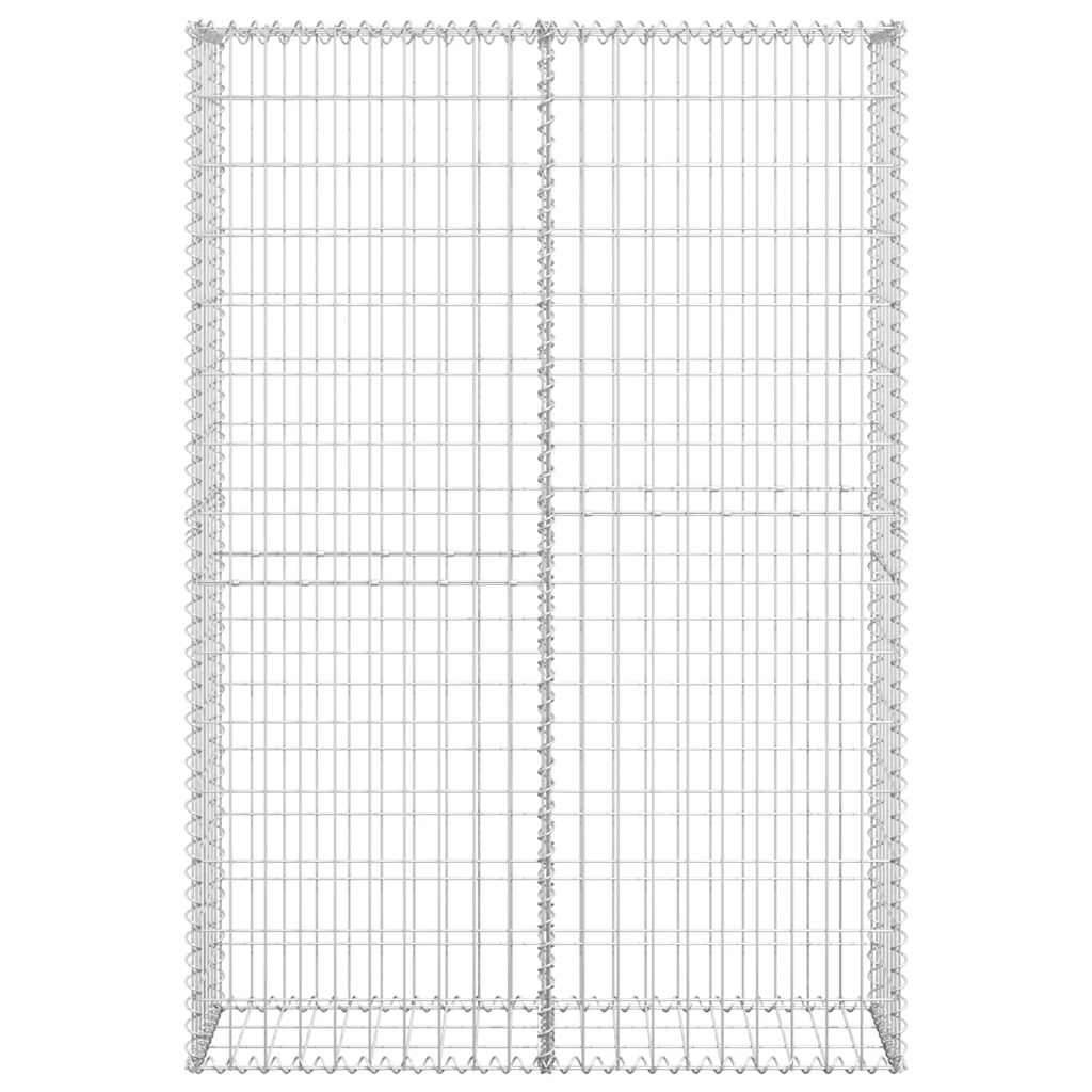 Габион кошница с капаци, поцинкована тел, 150x100x30 см  - VL141042 - Thumbnail 5