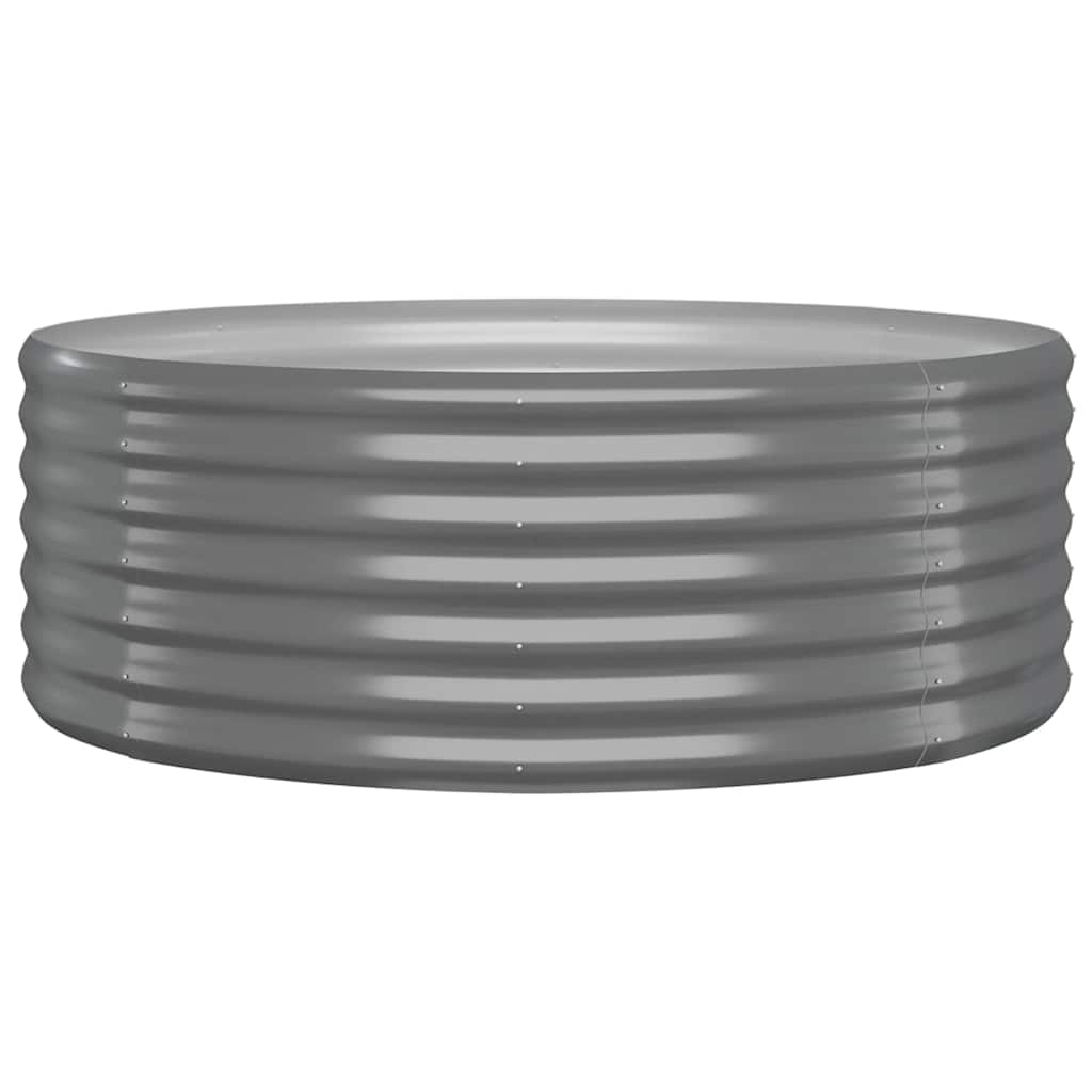 Градинска повдигната леха поцинкована стомана сиво - VL318984 - Image 2