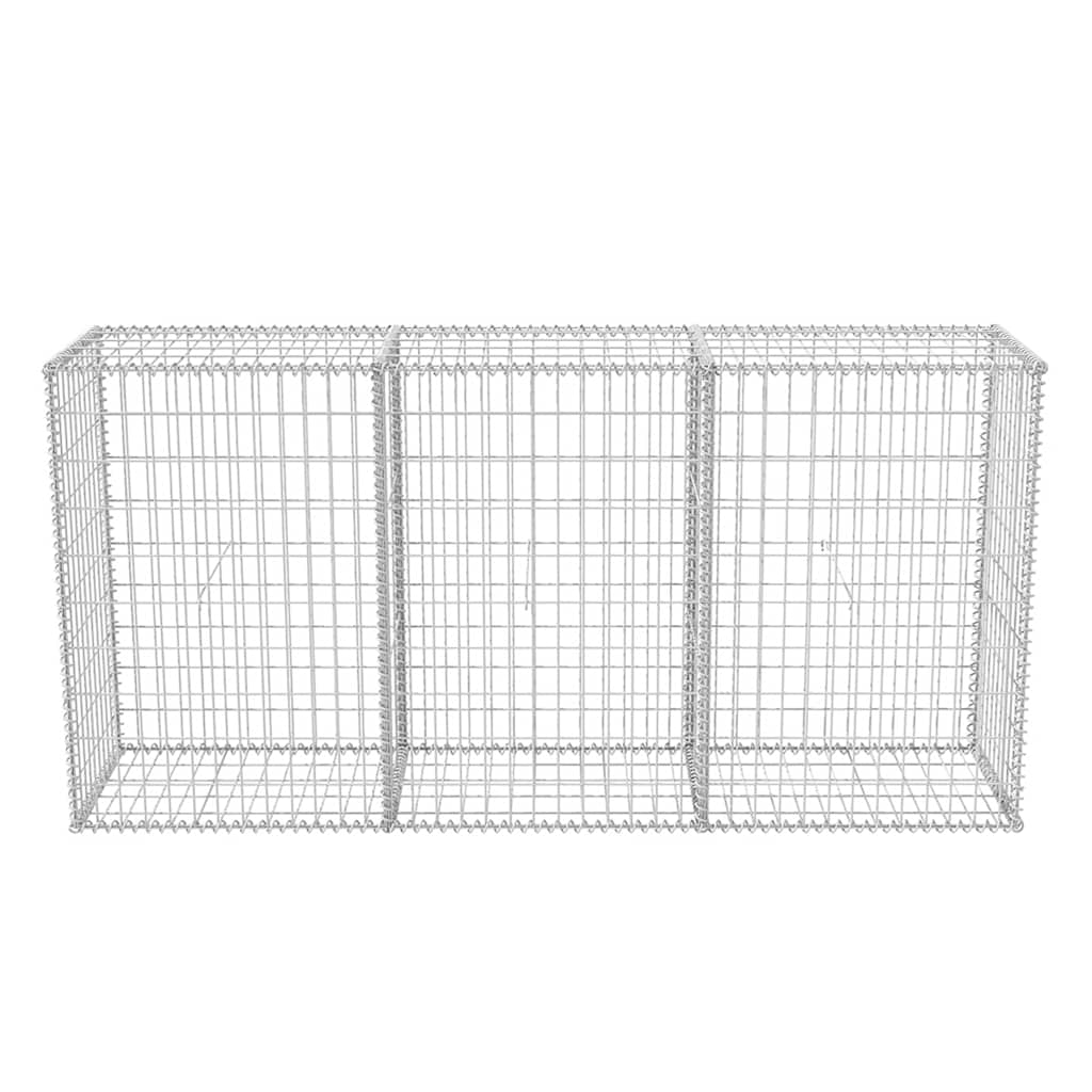 Габионна кошница, стомана, 200x50x100 cм - VL142552 - Image 5