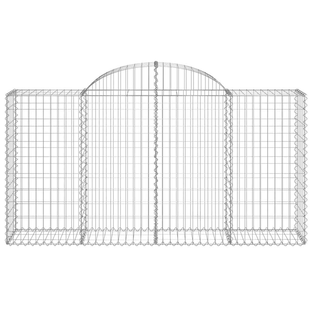 Габионни кошници арка 8 бр 200x50x100/120 см поцинковано желязо - VL3146326 - Thumbnail 4