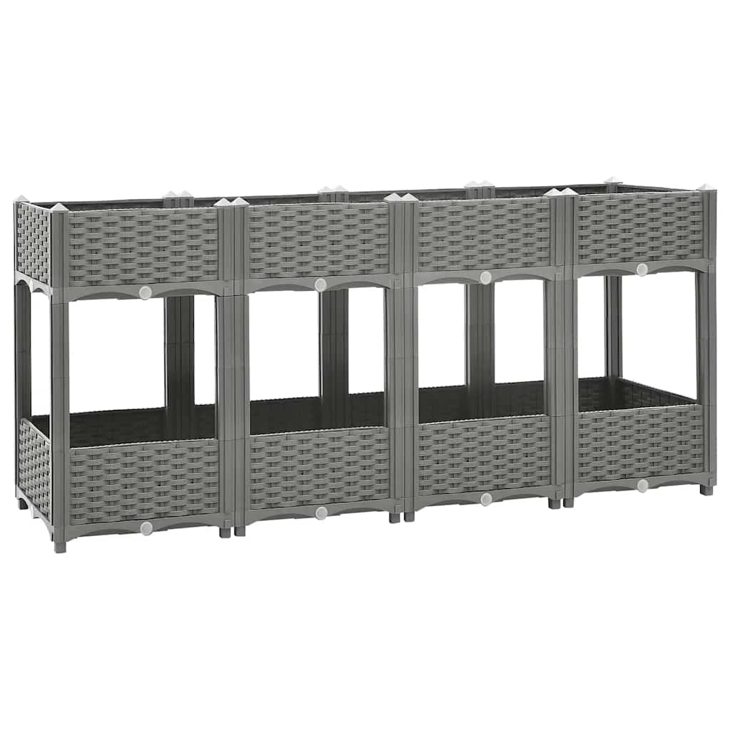 Повдигната леха, 160x40x71 см, полипропилен - VL153300