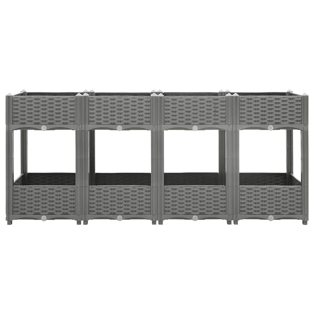 Повдигната леха, 160x40x71 см, полипропилен - VL153300 - Image 3