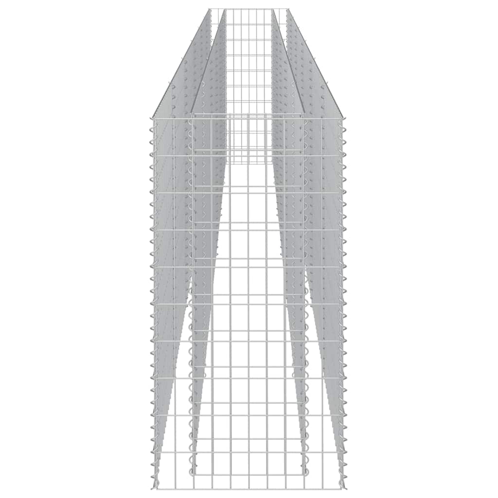 Габион повдигната леха, поцинкована стомана, 540x50x100 cм - VL143566 - Thumbnail 5