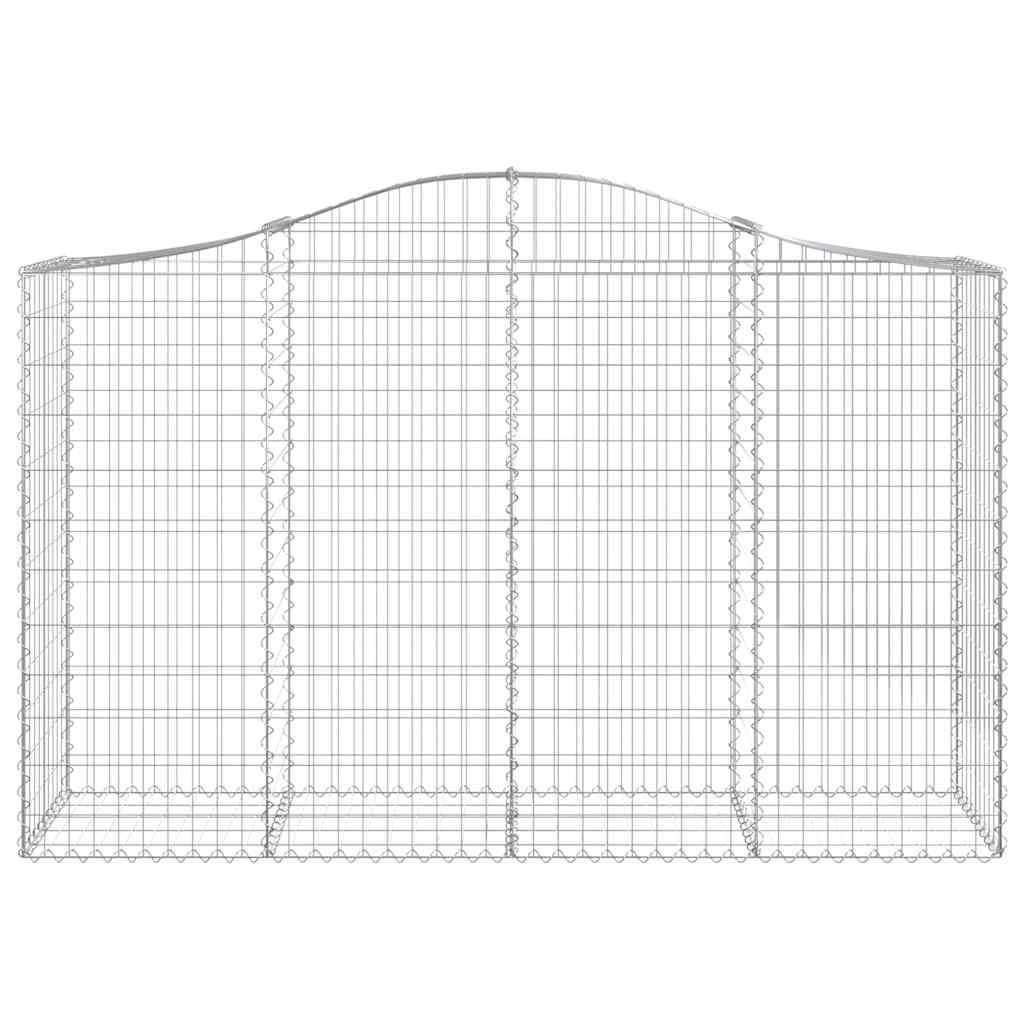 Габионни кошници арка 5 бр 200x50x120/140см поцинковано желязо - VL3145664 - Image 4