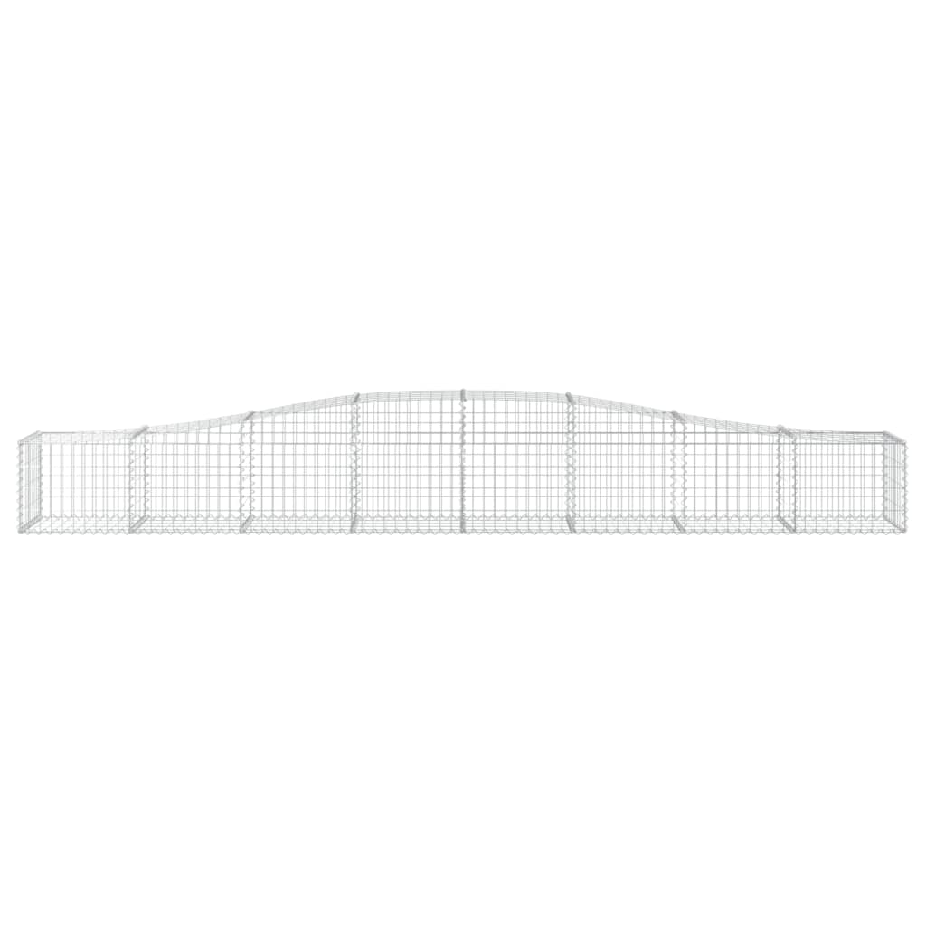 Габионни кошници арка 7 бр 400x50x40/60 см поцинковано желязо - VL3145922 - Image 4