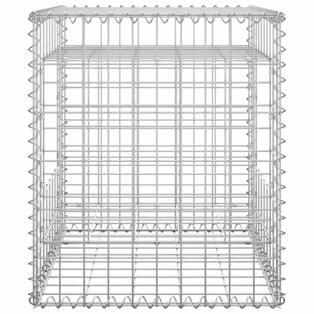 Габионни кошници стълб, 2 бр, 50x50x60 cм, желязо - VL151267 - Thumbnail 5