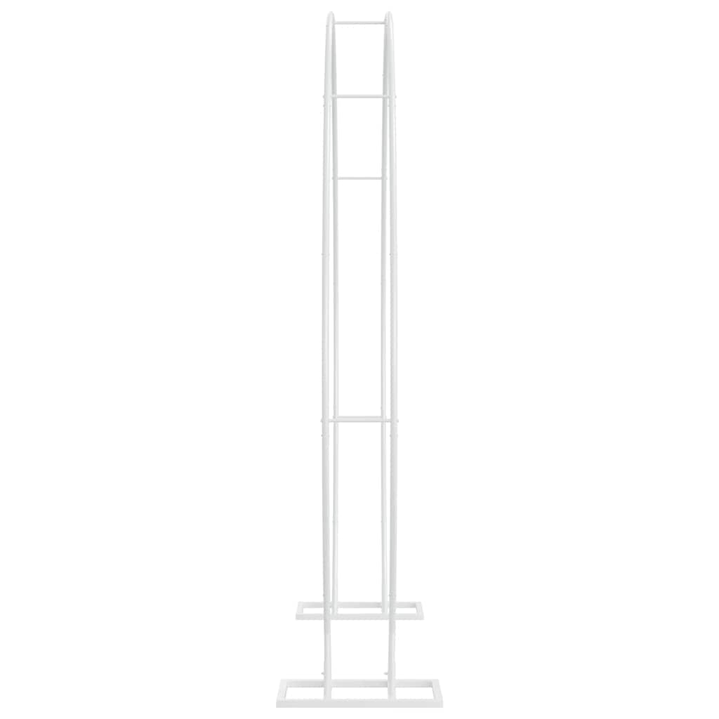 Сватбена арка Бяло 220 x 45 x 200 см Стомана - VL42023031 - Thumbnail 4