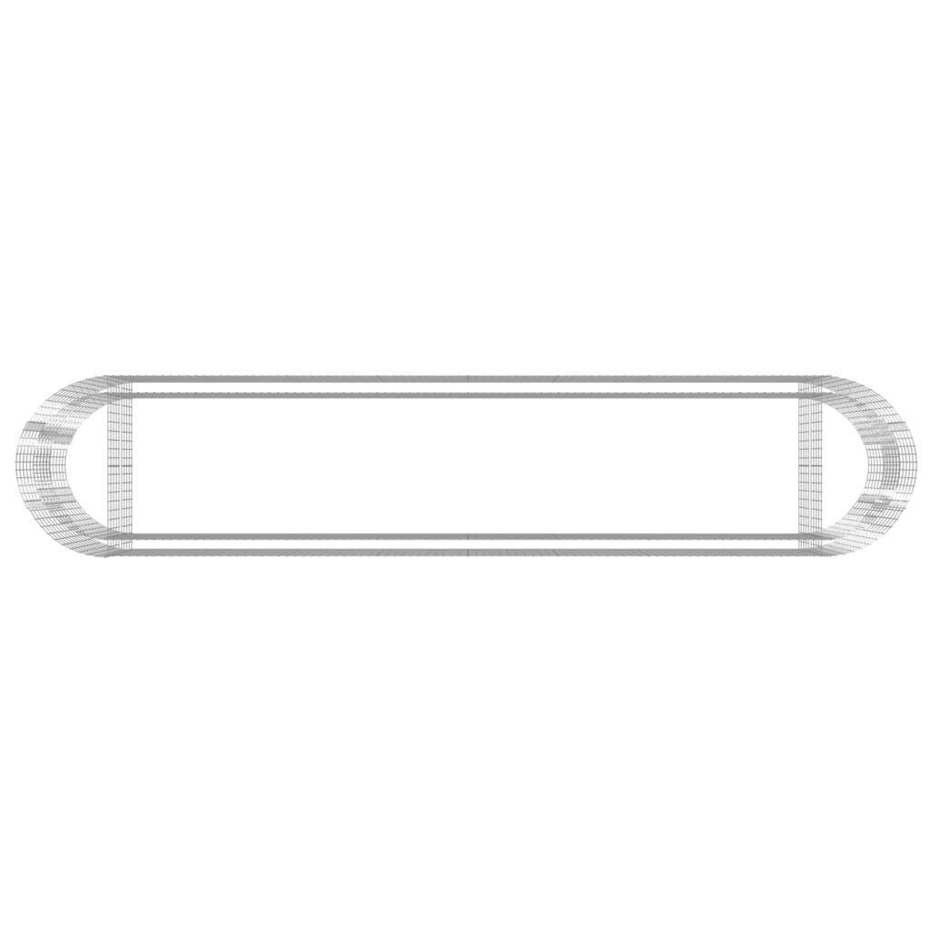 Габион повдигната леха, поцинковано желязо, 500x100x100 cм - VL152048 - Image 6