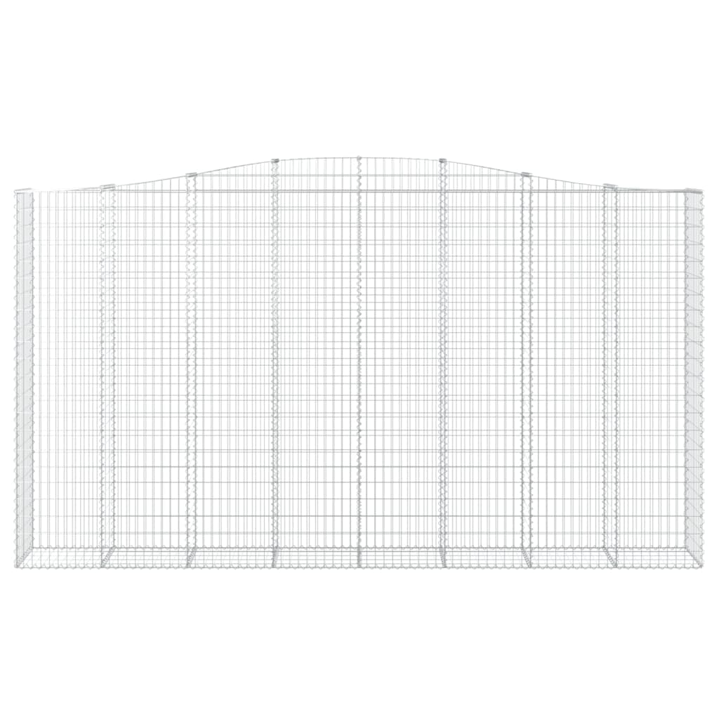 Габионни кошници арка 4 бр 400x50x220/240 см поцинковано желязо - VL3146036 - Thumbnail 4