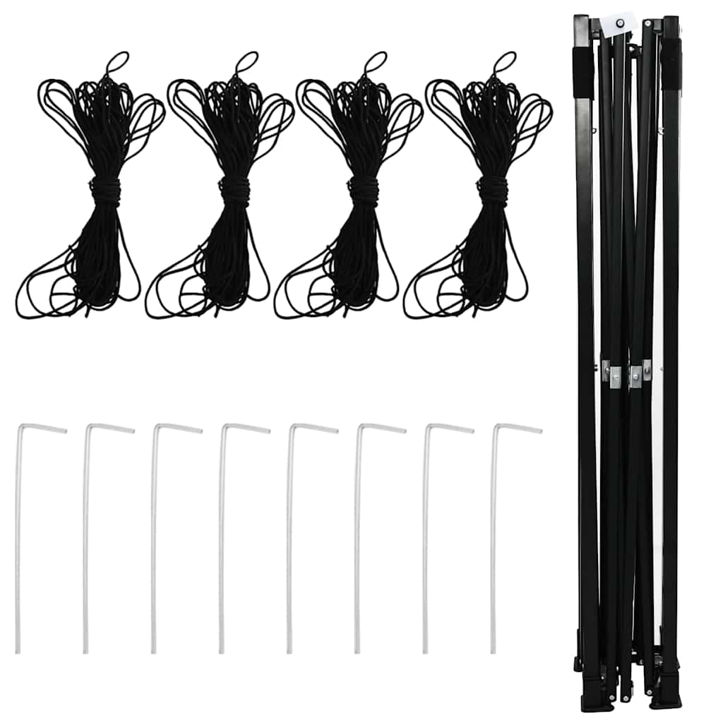 Оранжерия с поп-ъп рамка Зелен 290 x 290 x 315 см Желязо - Thumbnail 9