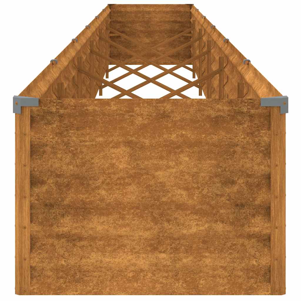 Повдигната градинска леха 580x50x36 см, кортенова стомана - VL151980 - Thumbnail 5