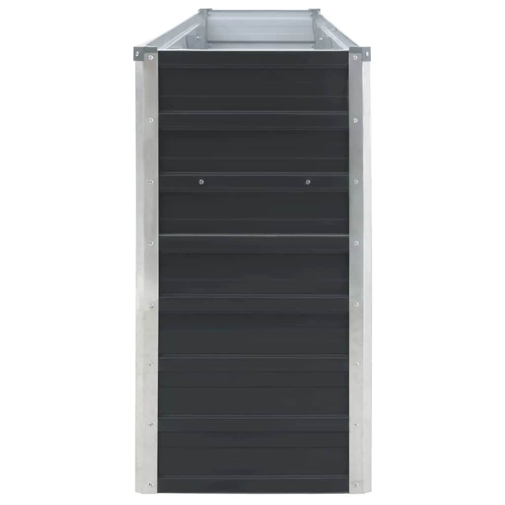 Повдигната леха, 320x40x77 см, поцинкована стомана, антрацит - VL47051 - Image 6