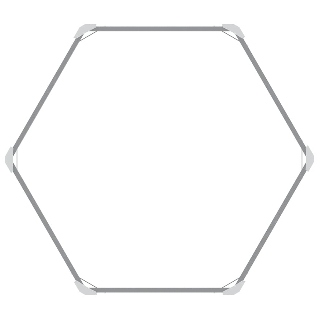 Повдигната леха антрацит 129x129x77 см поцинкована стомана - VL45734 - Thumbnail 4