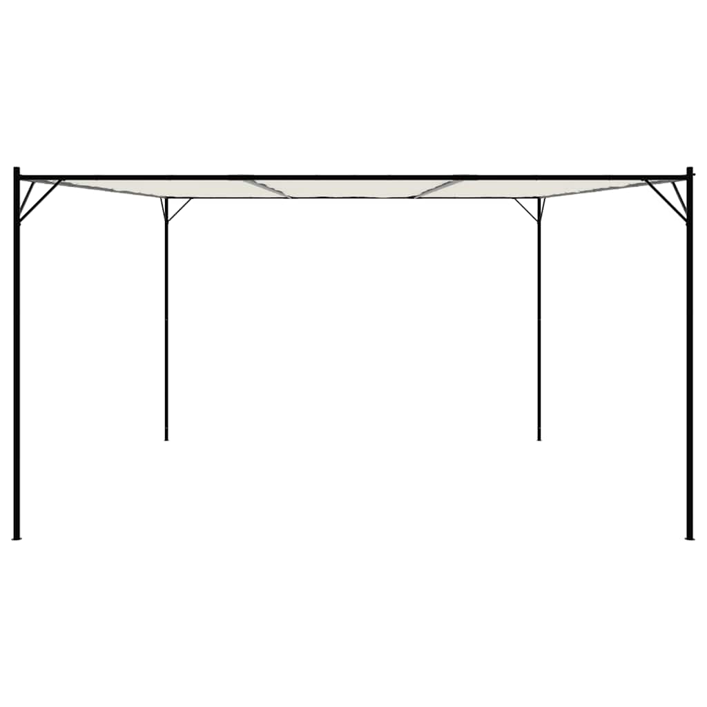 Шатра, бяла, 4х4 м, 180 г/м², плат и стомана - VL362464 - Thumbnail 4