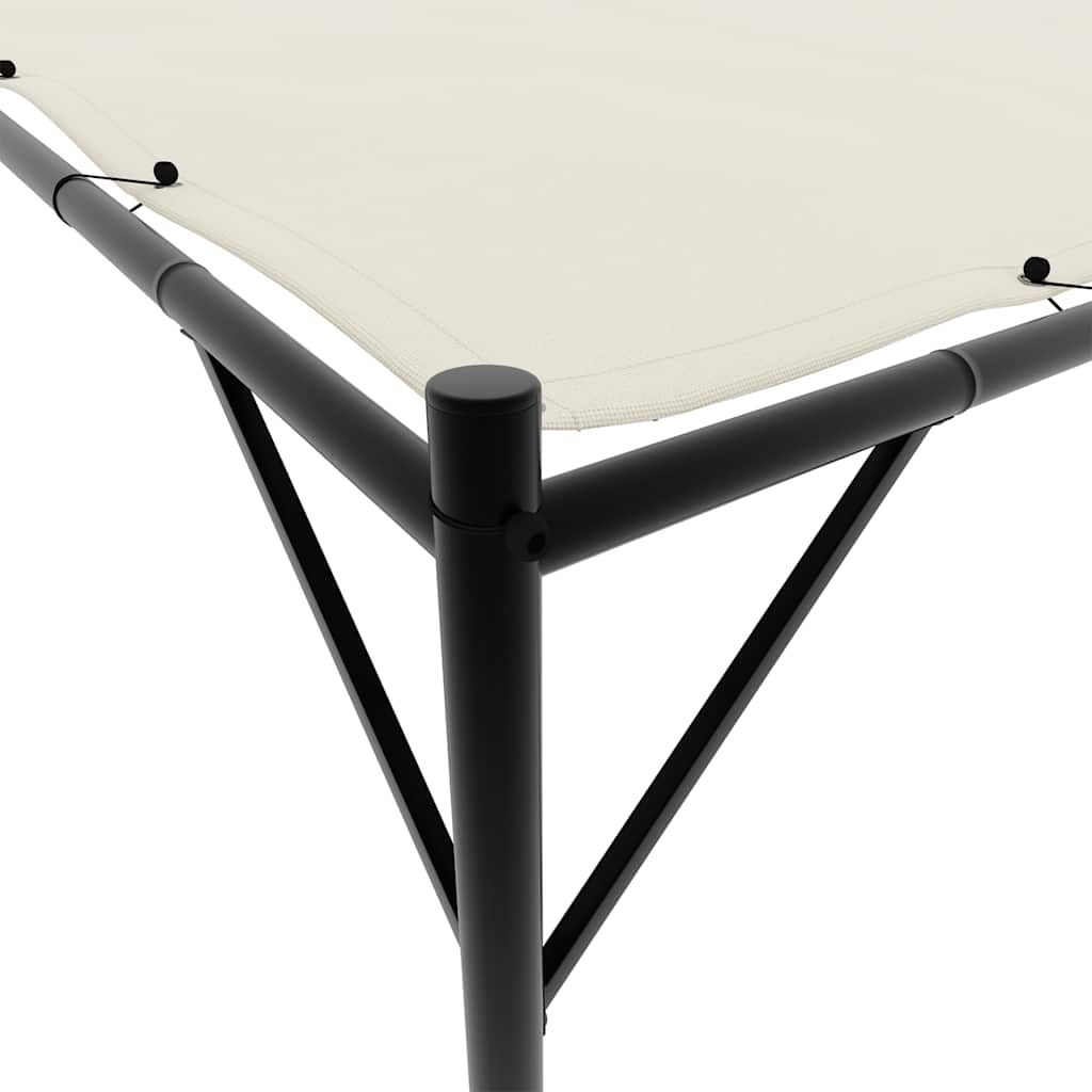 Шатра, бяла, 4х4 м, 180 г/м², плат и стомана - VL362464 - Thumbnail 7