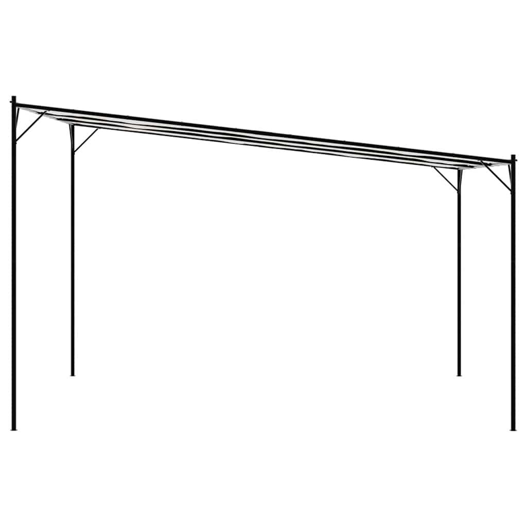 Шатра, бяла, 4х4 м, 180 г/м², плат и стомана - VL362464 - Thumbnail 5