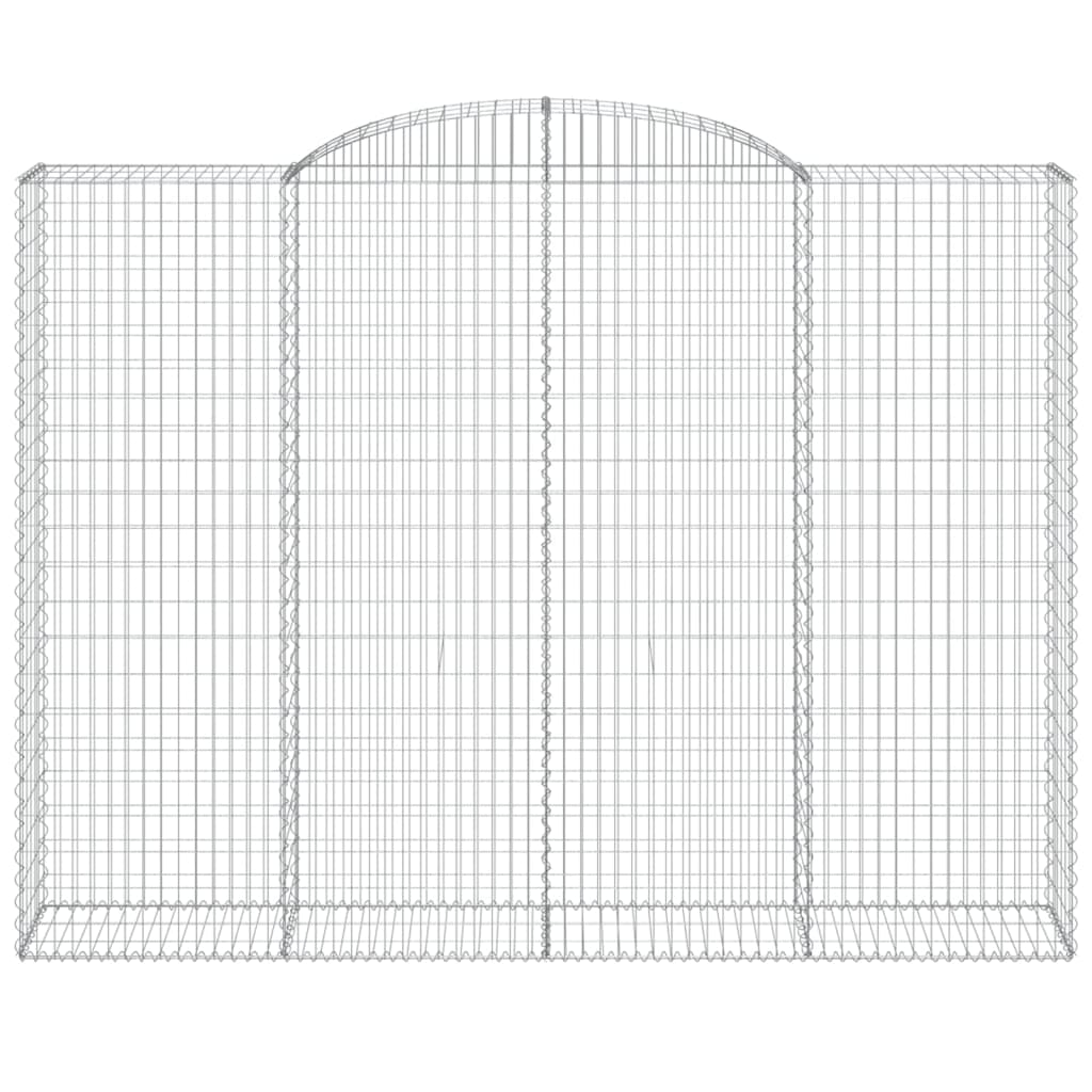Габионни кошници арка 5 бр 300x50x220/240 см поцинковано желязо - VL3146812 - Image 4
