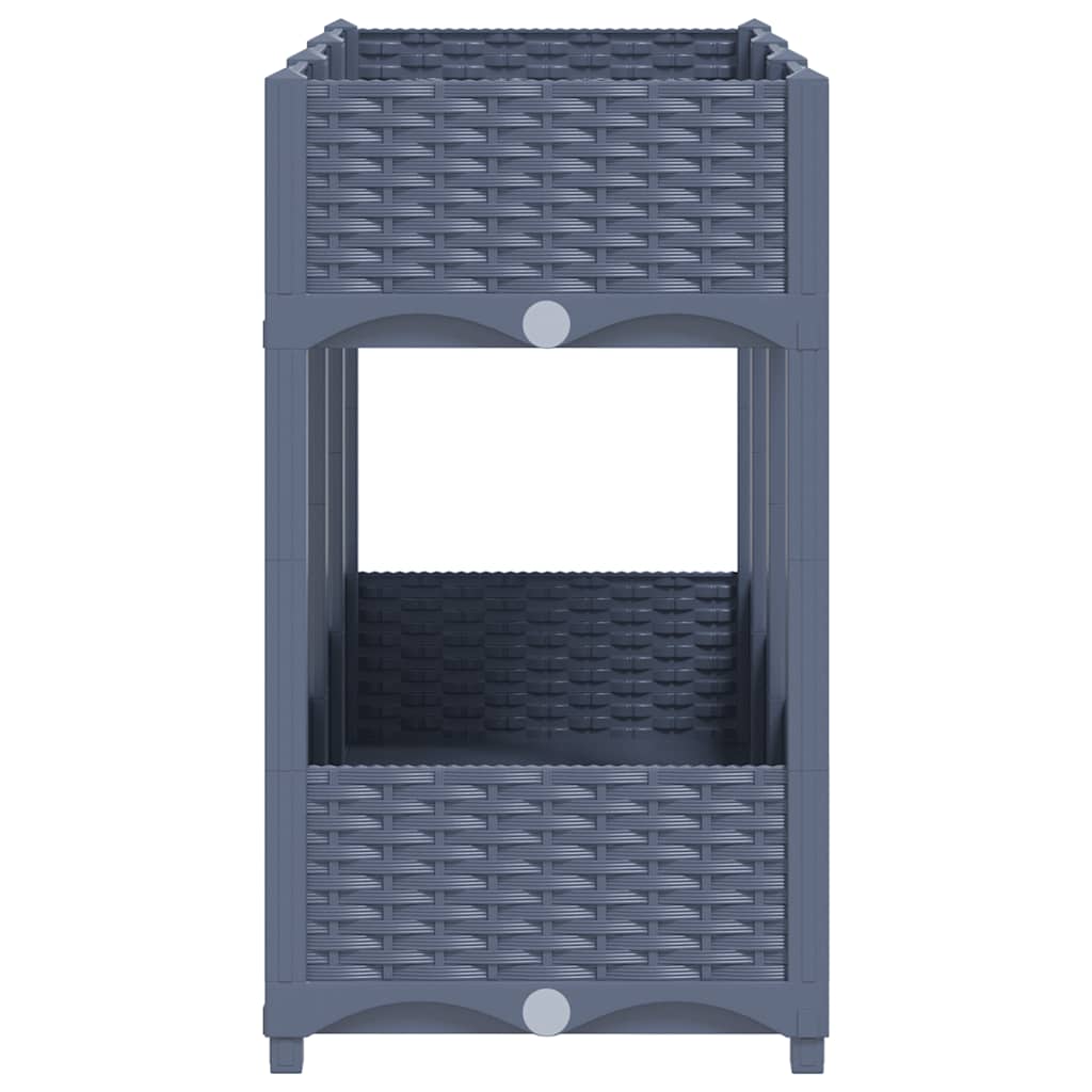 Повдигната леха, 120x40x71 см, полипропилен - VL310407 - Thumbnail 4