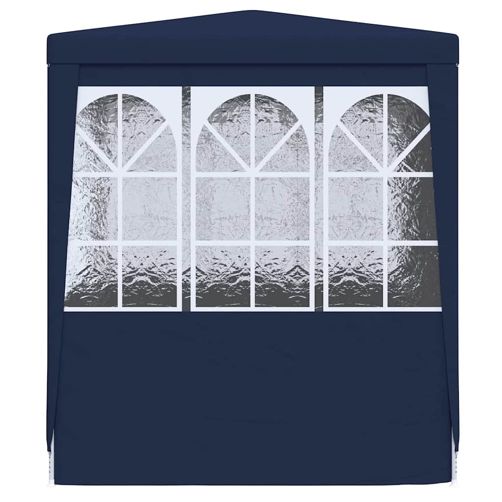 Професионална парти шатра със стени 2,5x2,5 м синя 90 г/м² - VL48519 - Image 5