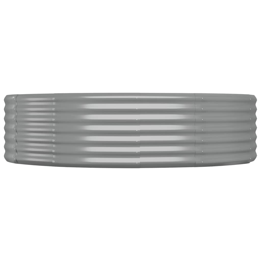 Градинска повдигната леха поцинкована стомана сиво - VL319024 - Thumbnail 4