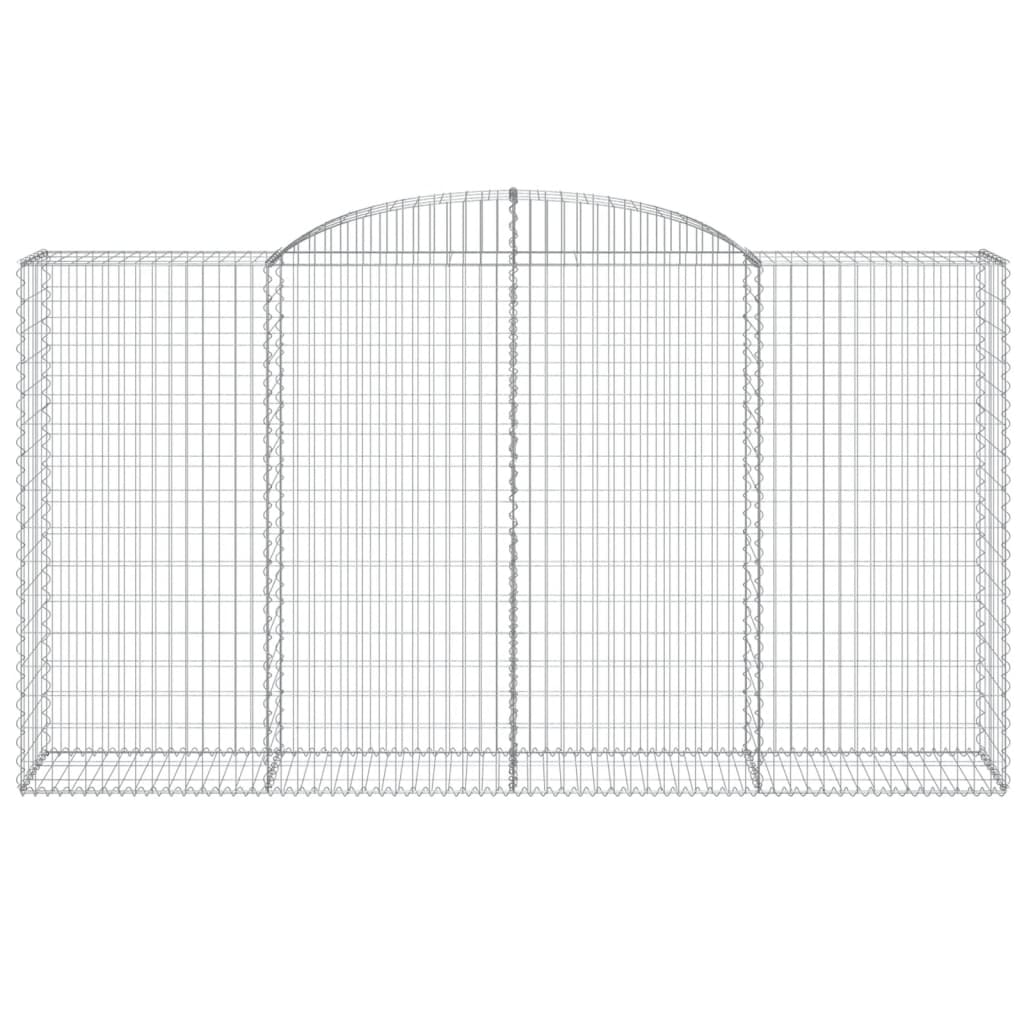 Габионни кошници арка 9 бр 300x50x160/180 см поцинковано желязо - VL3146762 - Image 4