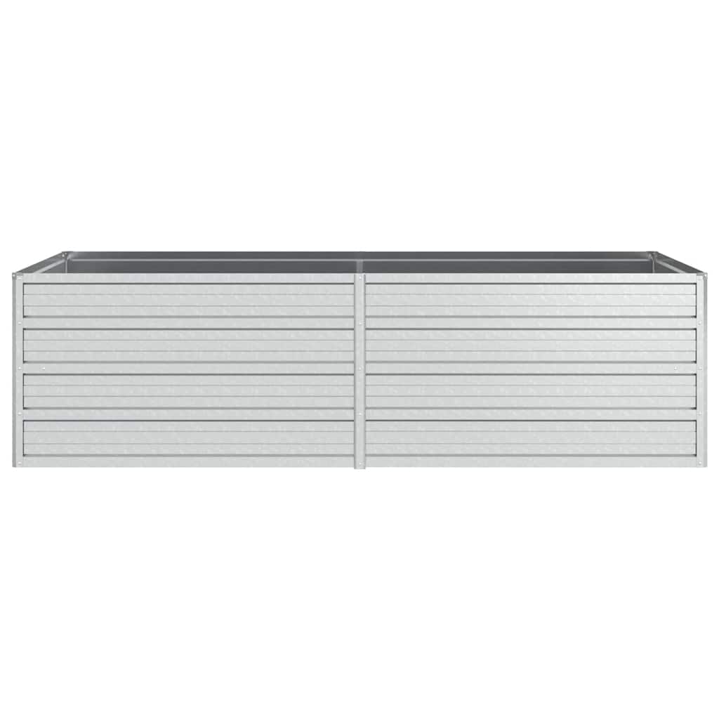 Повдигната градинска леха, 160x80x45 см, стомана, сребриста - VL316884 - Thumbnail 4