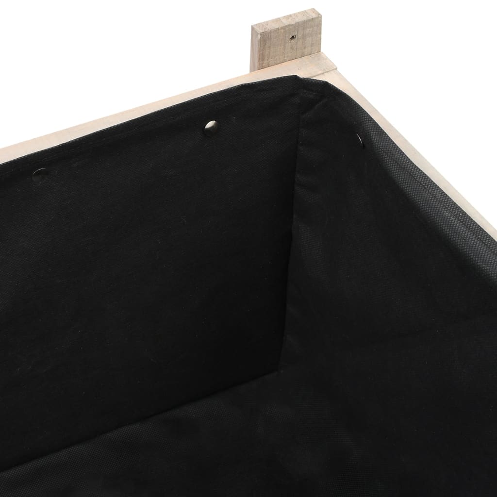 Повдигната леха с оранжерия, 110x54x120 см, ела масив - VL316472 - Thumbnail 11