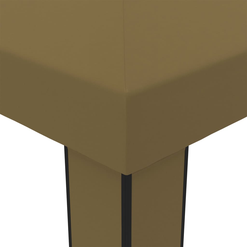 Шатра с двоен покрив, 3x6 м, таупе, 180 г/м² - VL312219 - Image 4