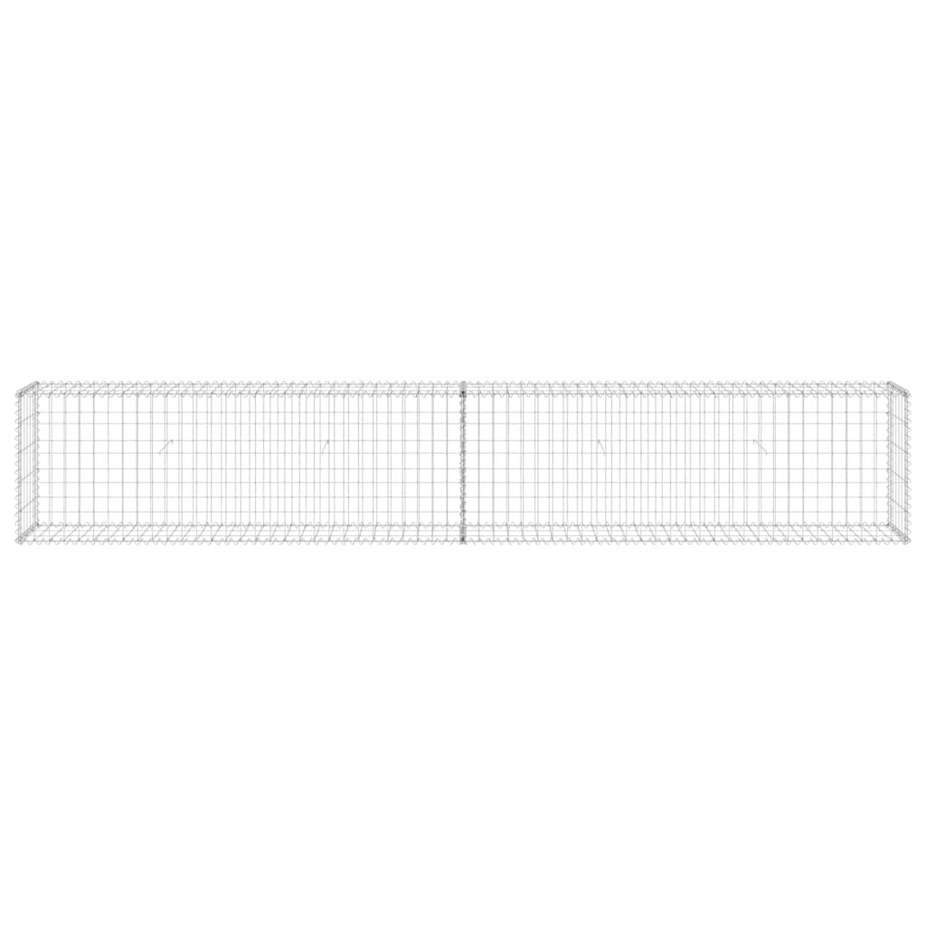 Габионна стена с капаци, поцинкована стомана, 300x30x50 см - VL147820 - Thumbnail 4