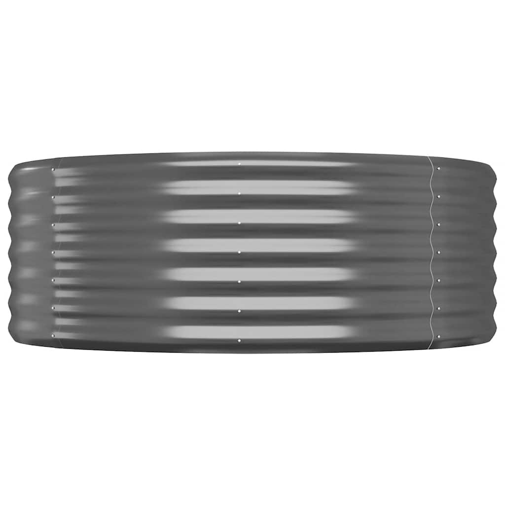 Градинска повдигната леха поцинкована стомана антрацит - VL319001 - Image 4