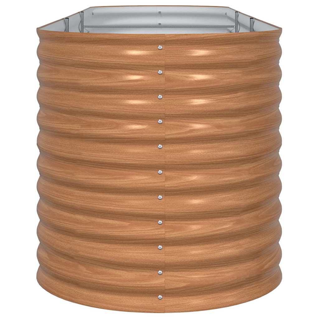 Повдигнато легло Кафяво 320 x 80 x 81 cm Стомана - VL42011326 - Thumbnail 4