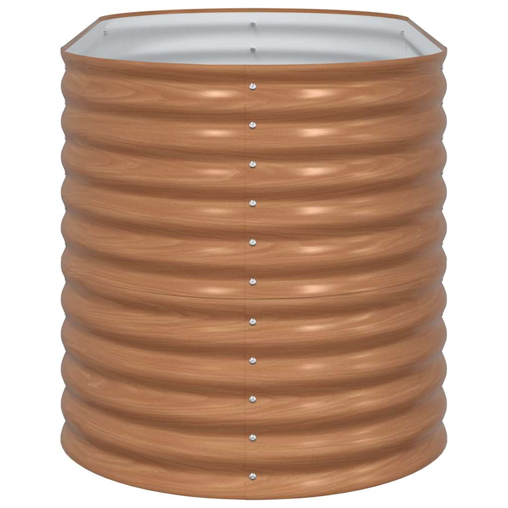 Повдигнато легло Кафяво 160 x 80 x 81 cm Стомана - VL42011328 - Thumbnail 6